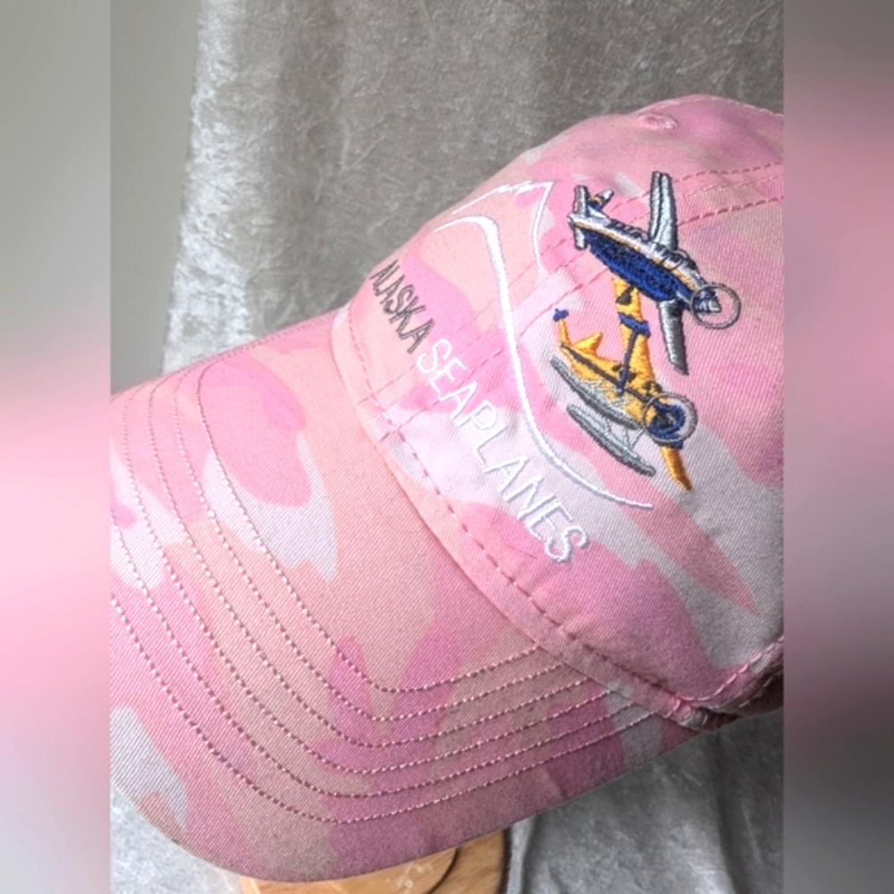 Pink Camo Seaplanes Float Plane Small Plane Cargo Airplane Alaska Seaplanes Cap